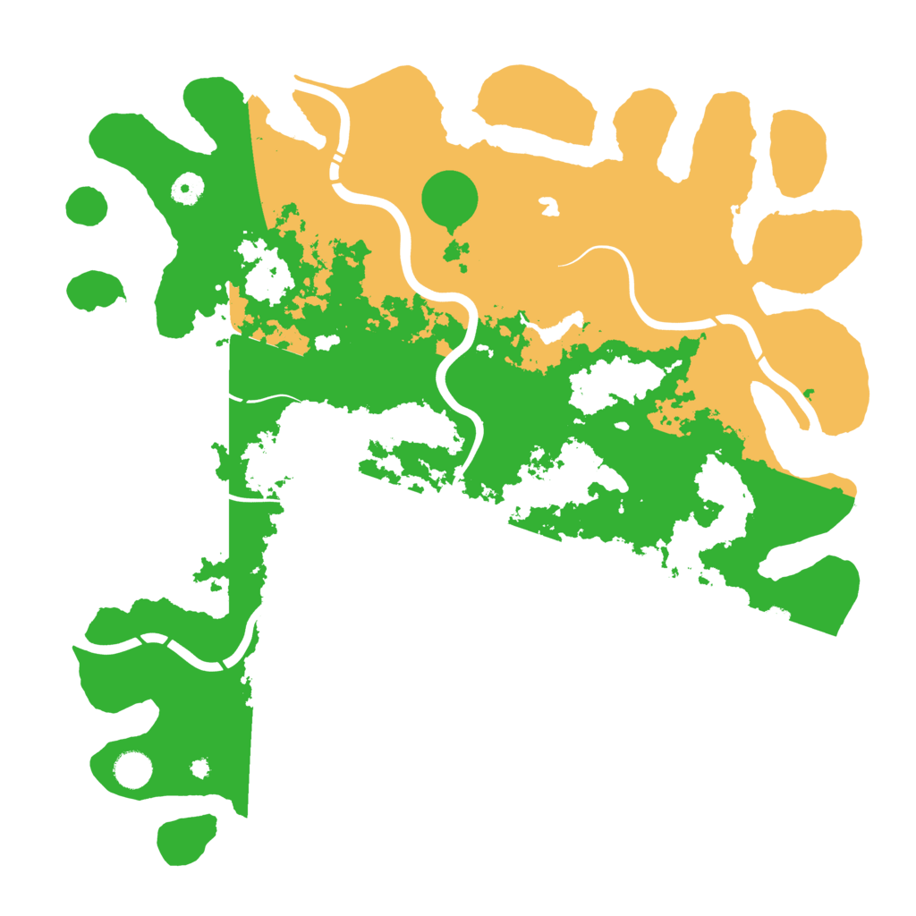Biome Rust Map: Procedural Map, Size: 4300, Seed: 31273264