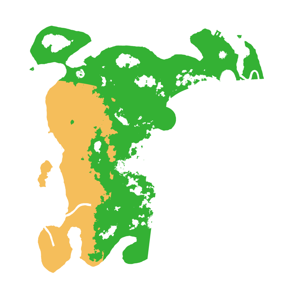 Biome Rust Map: Procedural Map, Size: 3500, Seed: 244658585