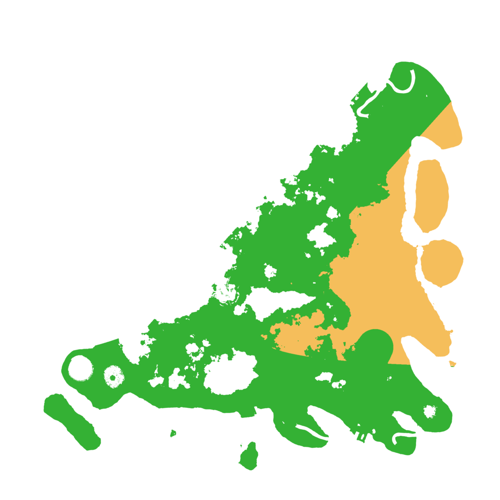Biome Rust Map: Procedural Map, Size: 3650, Seed: 32394571