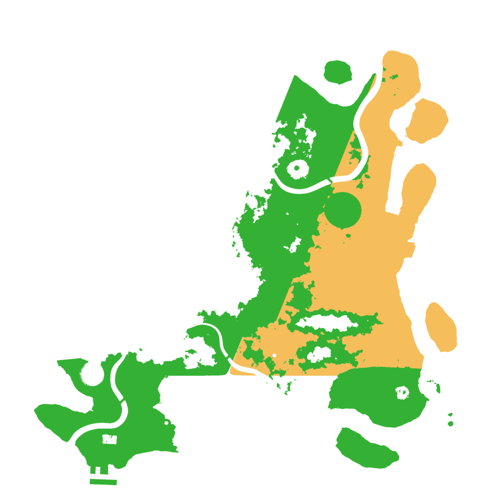Biome Rust Map: Procedural Map, Size: 3750, Seed: 19838083