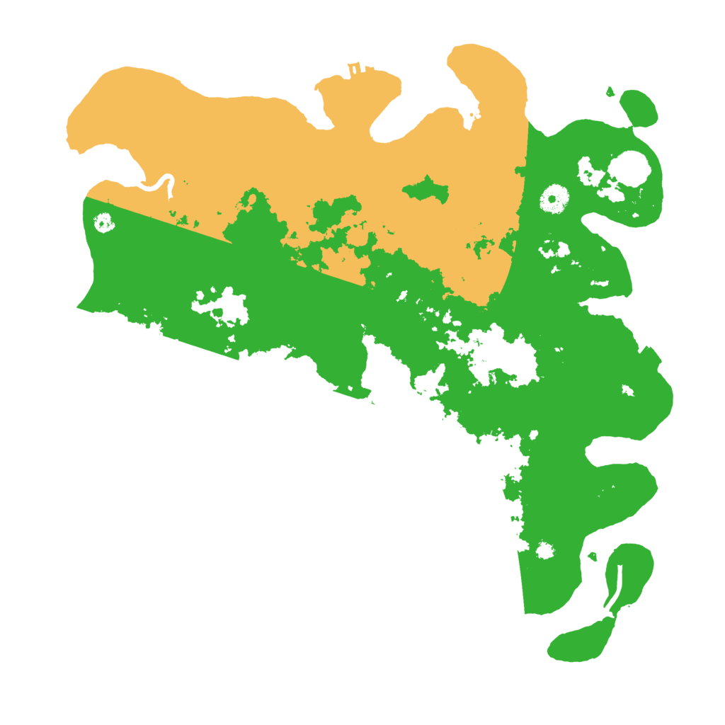 Biome Rust Map: Procedural Map, Size: 3800, Seed: 2992623