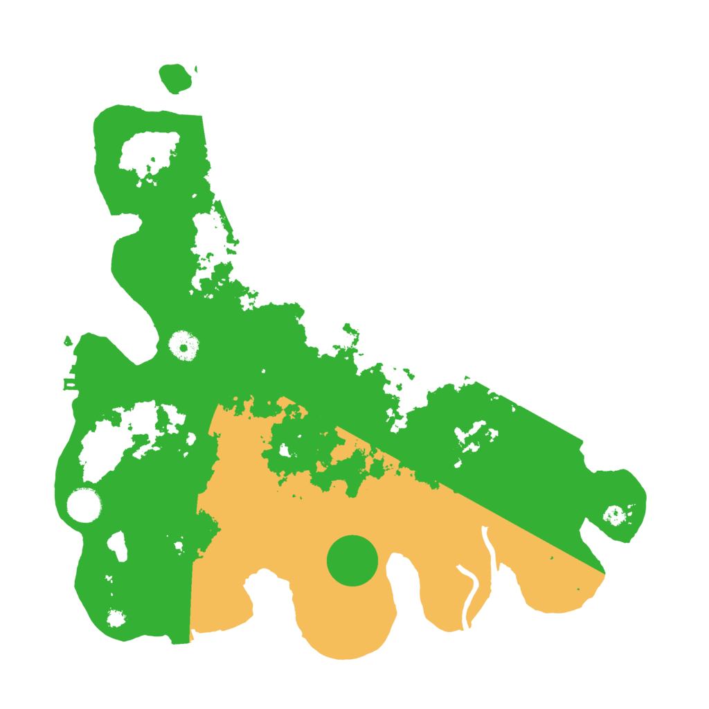 Biome Rust Map: Procedural Map, Size: 3650, Seed: 30468542