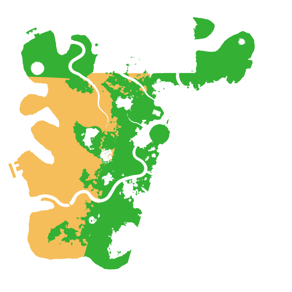 Biome Rust Map: Procedural Map, Size: 3950, Seed: 16888893