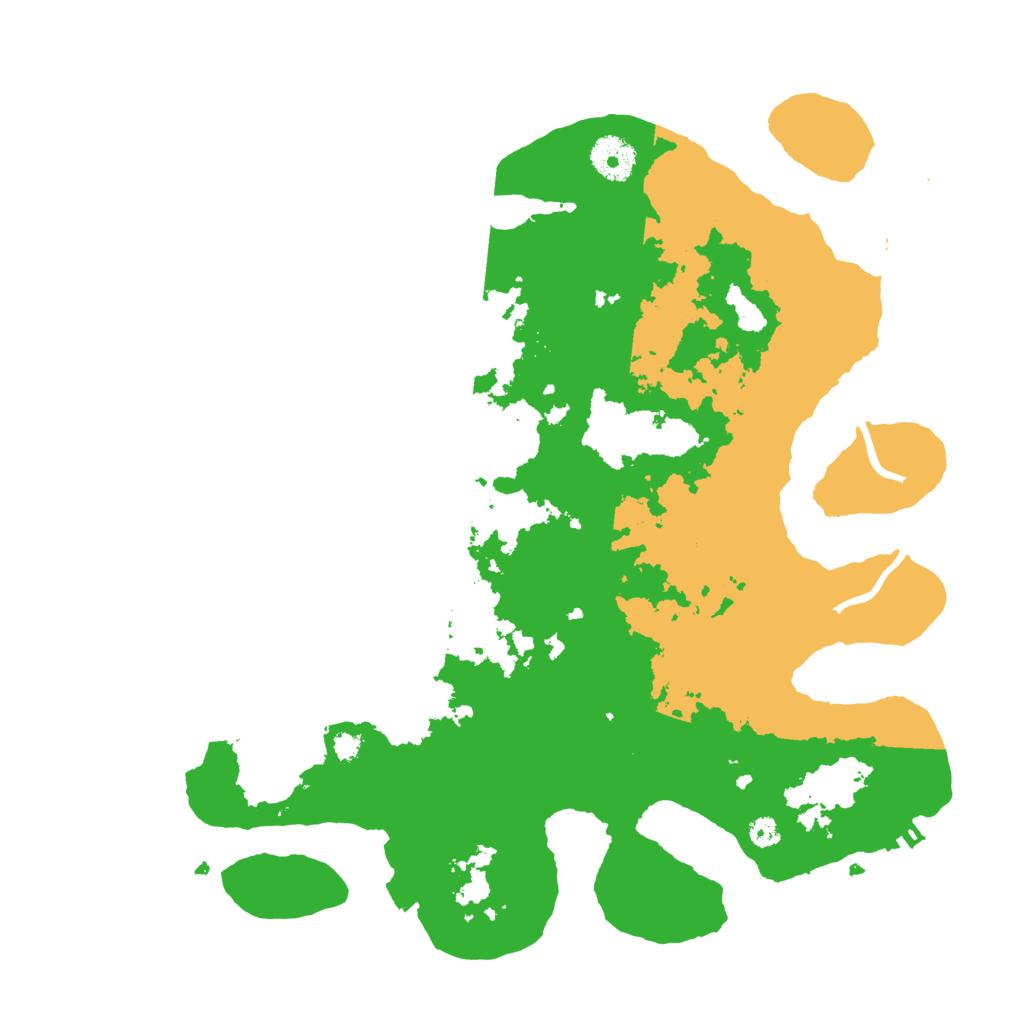 Biome Rust Map: Procedural Map, Size: 3500, Seed: 77931082
