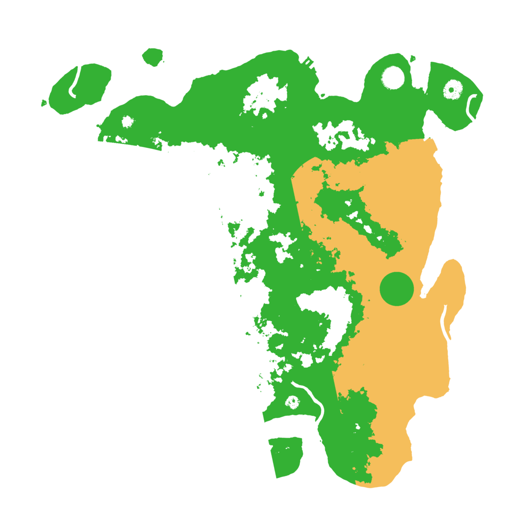 Biome Rust Map: Procedural Map, Size: 3950, Seed: 5113327