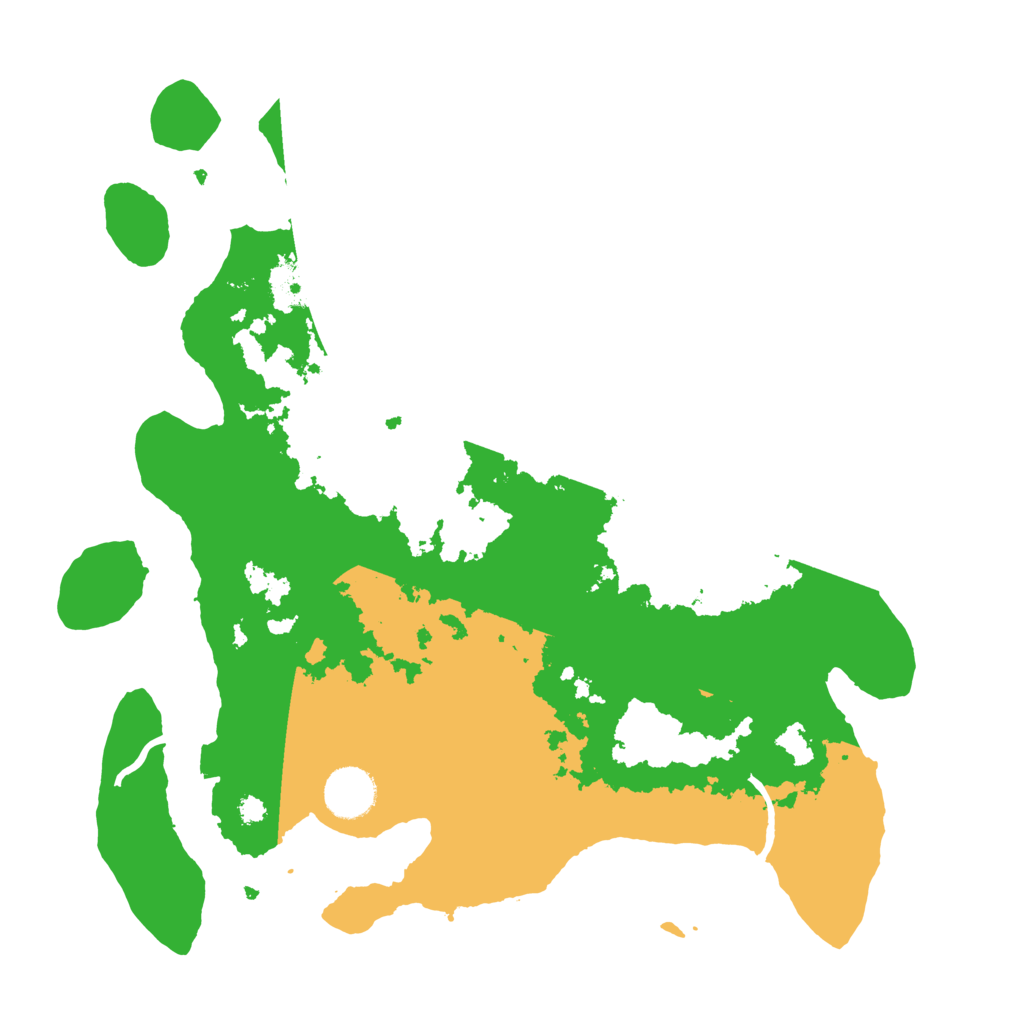 Biome Rust Map: Procedural Map, Size: 3500, Seed: 670054883