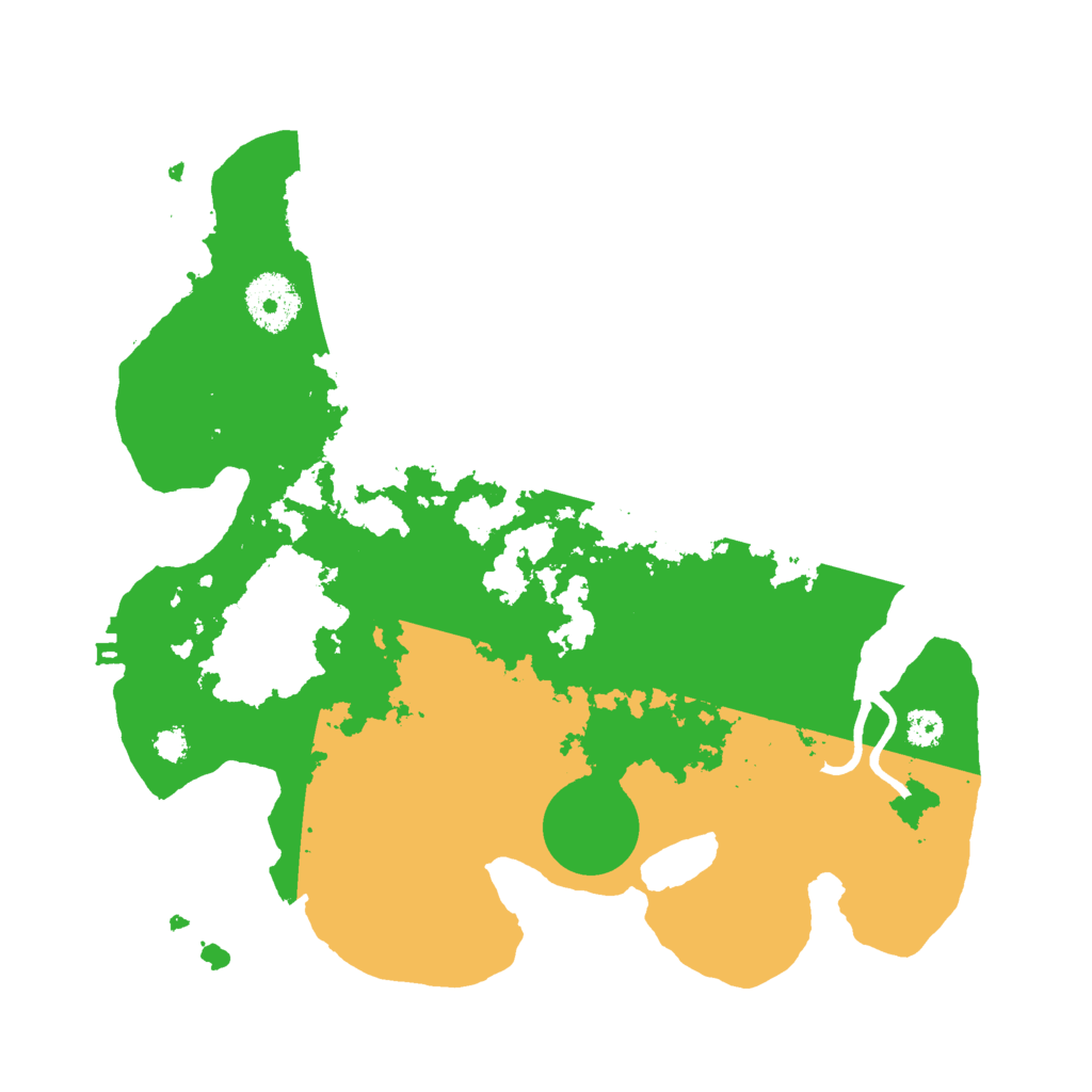 Biome Rust Map: Procedural Map, Size: 3000, Seed: 117629815