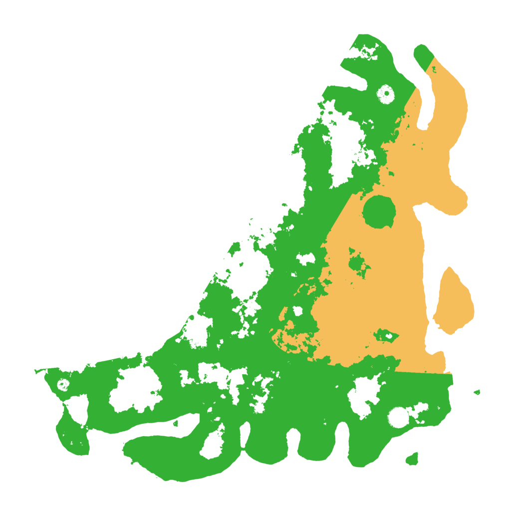 Biome Rust Map: Procedural Map, Size: 4300, Seed: 85415894
