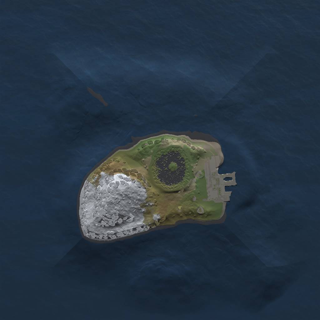 Rust Map: Procedural Map, Size: 1500, Seed: 689705515, 4 Monuments