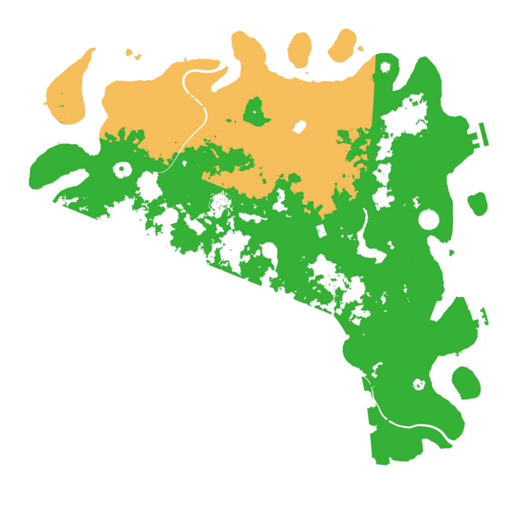 Biome Rust Map: Procedural Map, Size: 4400, Seed: 82444541