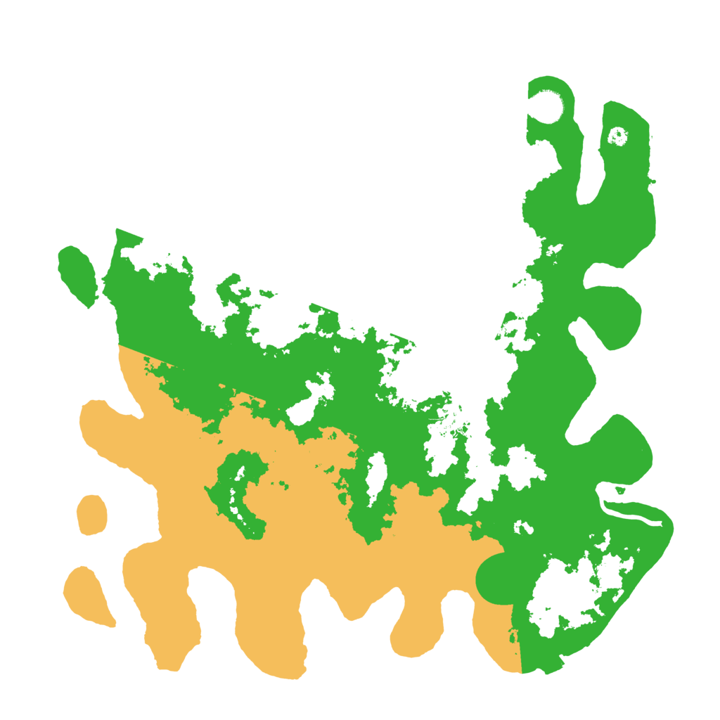 Biome Rust Map: Procedural Map, Size: 3850, Seed: 74153427