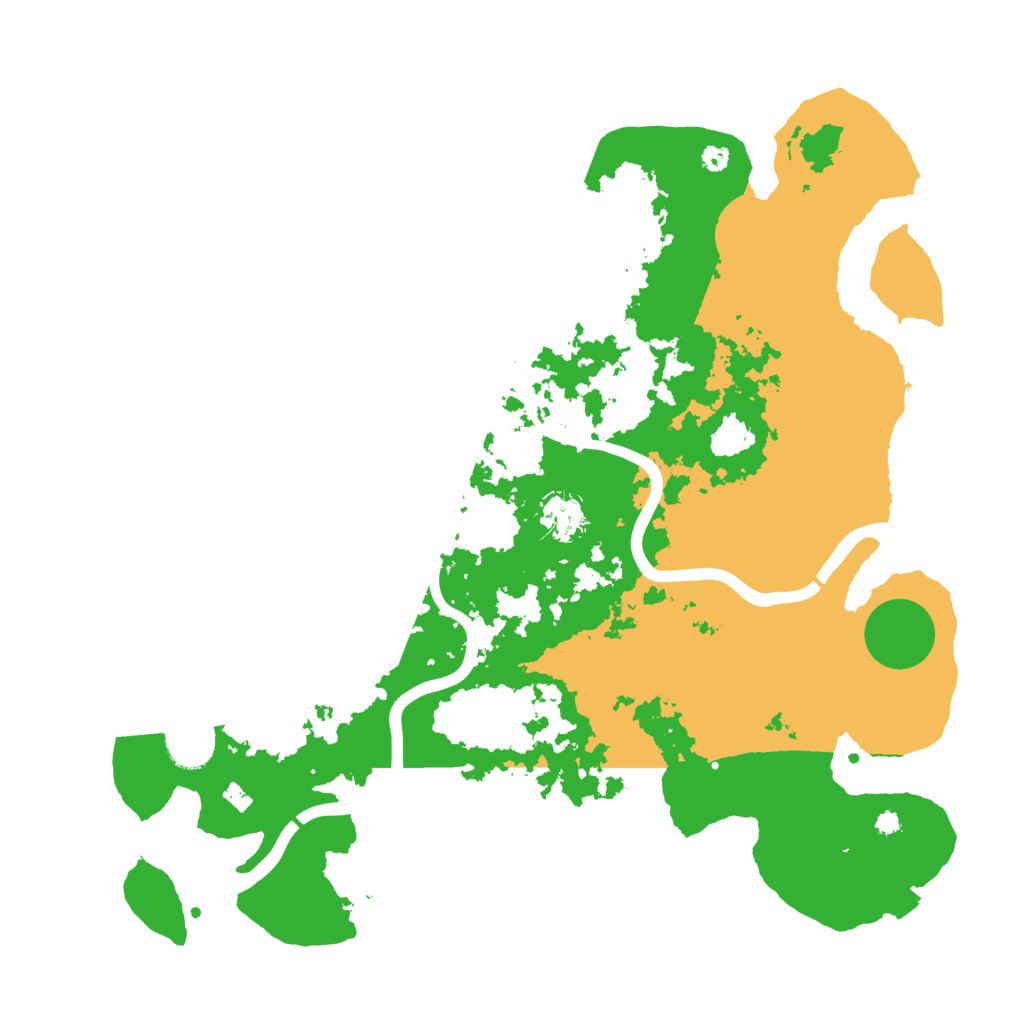 Biome Rust Map: Procedural Map, Size: 3850, Seed: 52613076