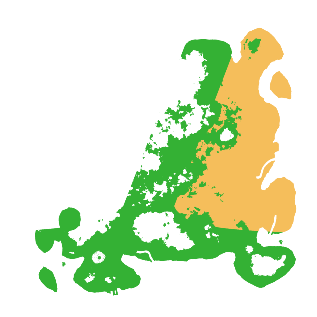 Biome Rust Map: Procedural Map, Size: 3850, Seed: 52613076