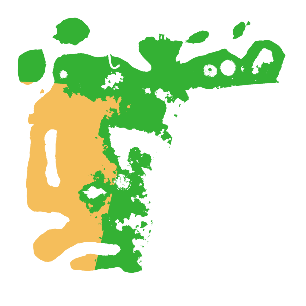 Biome Rust Map: Procedural Map, Size: 3550, Seed: 95867017