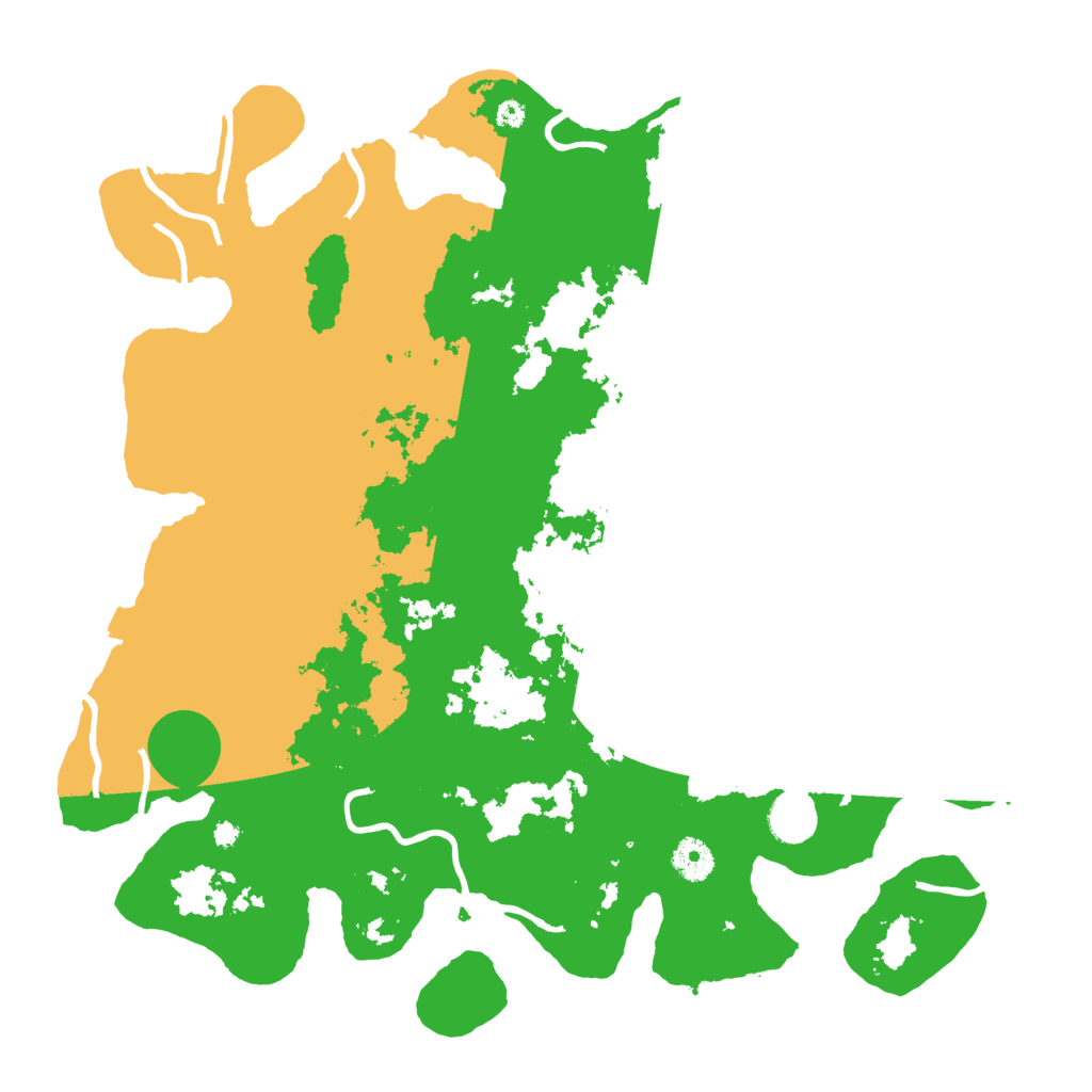 Biome Rust Map: Procedural Map, Size: 3950, Seed: 36774387