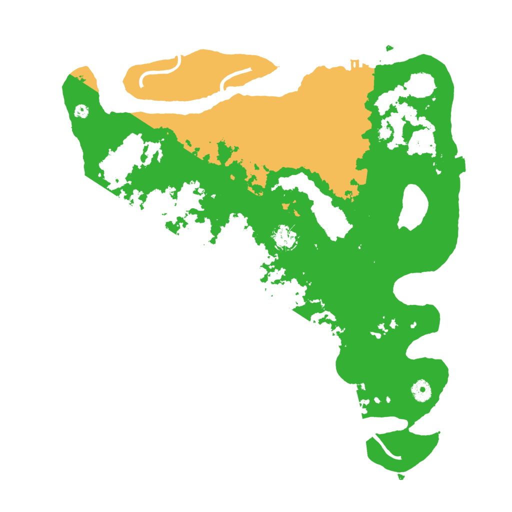 Biome Rust Map: Procedural Map, Size: 3750, Seed: 28160596