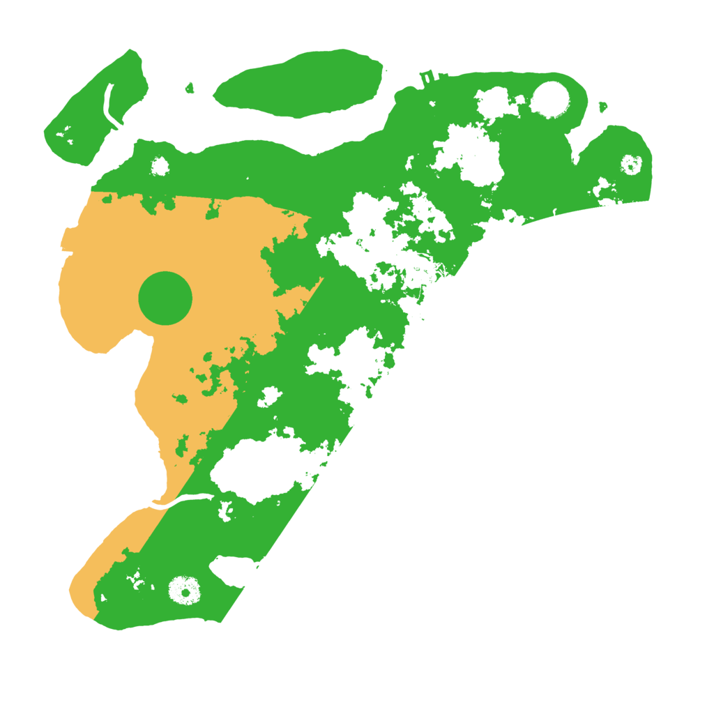 Biome Rust Map: Procedural Map, Size: 3500, Seed: 38784065
