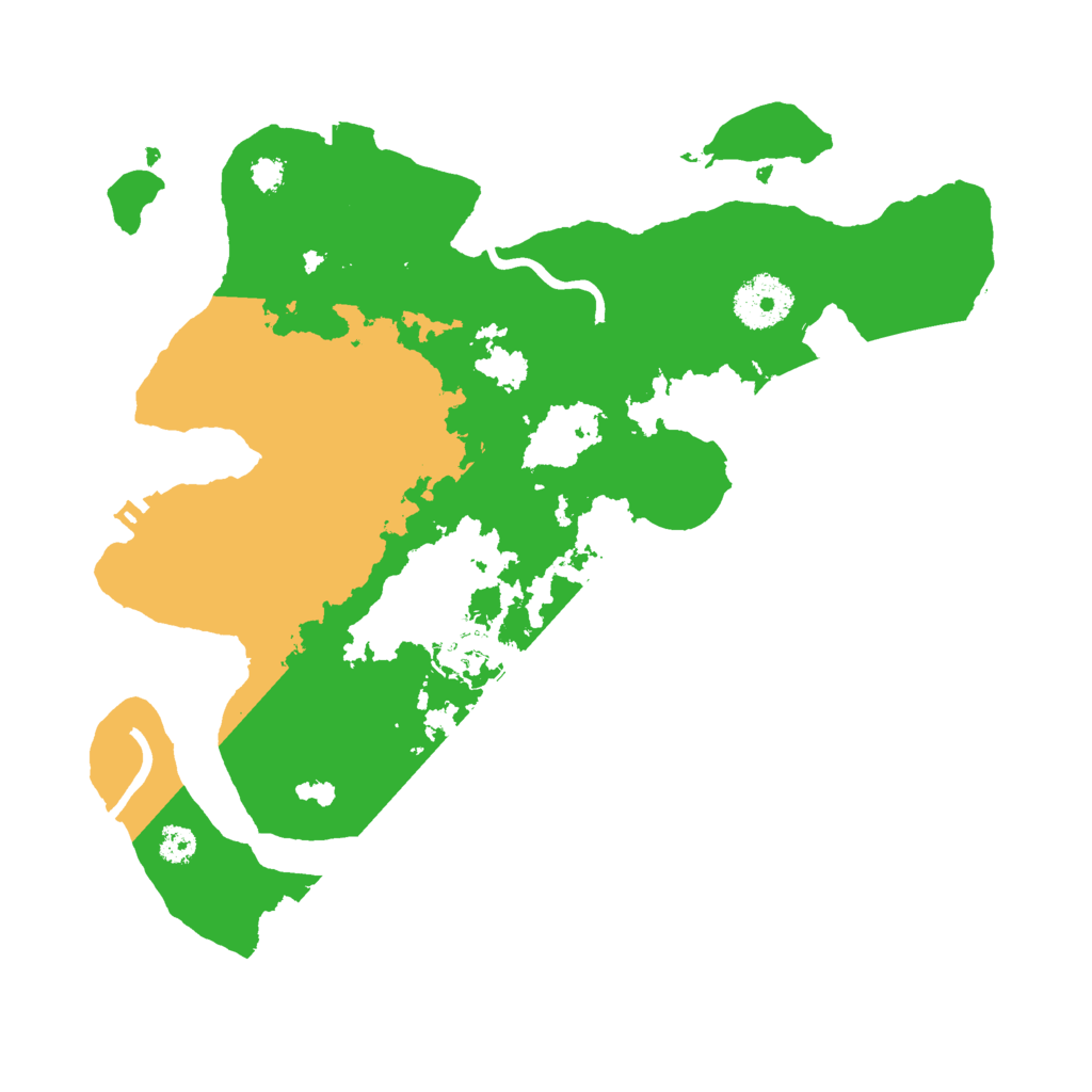 Biome Rust Map: Procedural Map, Size: 3000, Seed: 1201760113