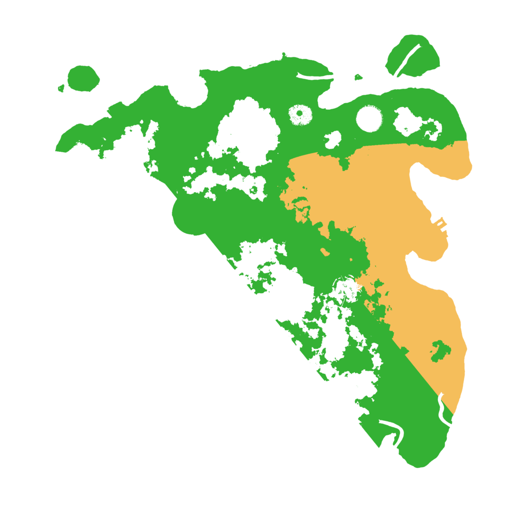 Biome Rust Map: Procedural Map, Size: 3550, Seed: 95148909