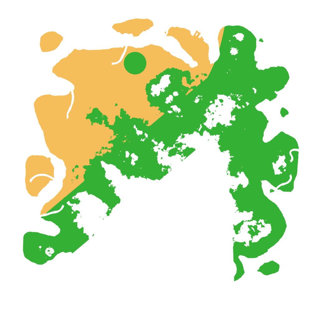 Biome Rust Map: Procedural Map, Size: 3750, Seed: 645345