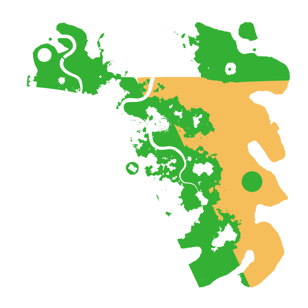 Biome Rust Map: Procedural Map, Size: 3950, Seed: 44520118