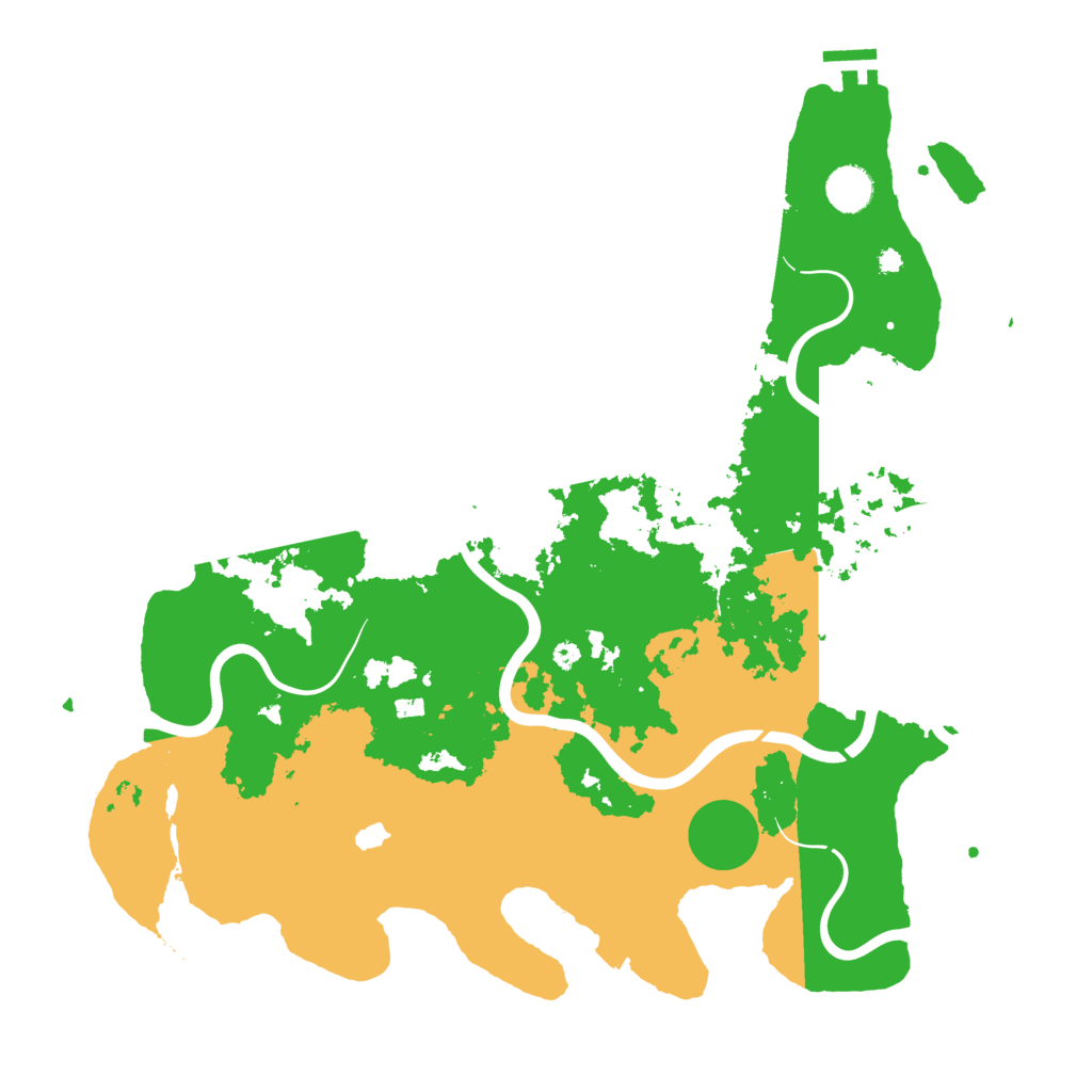 Biome Rust Map: Procedural Map, Size: 4100, Seed: 90655146