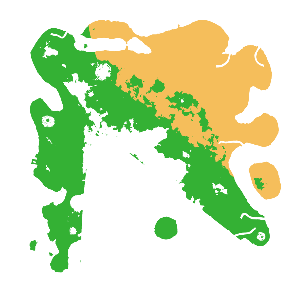 Biome Rust Map: Procedural Map, Size: 3650, Seed: 63822091