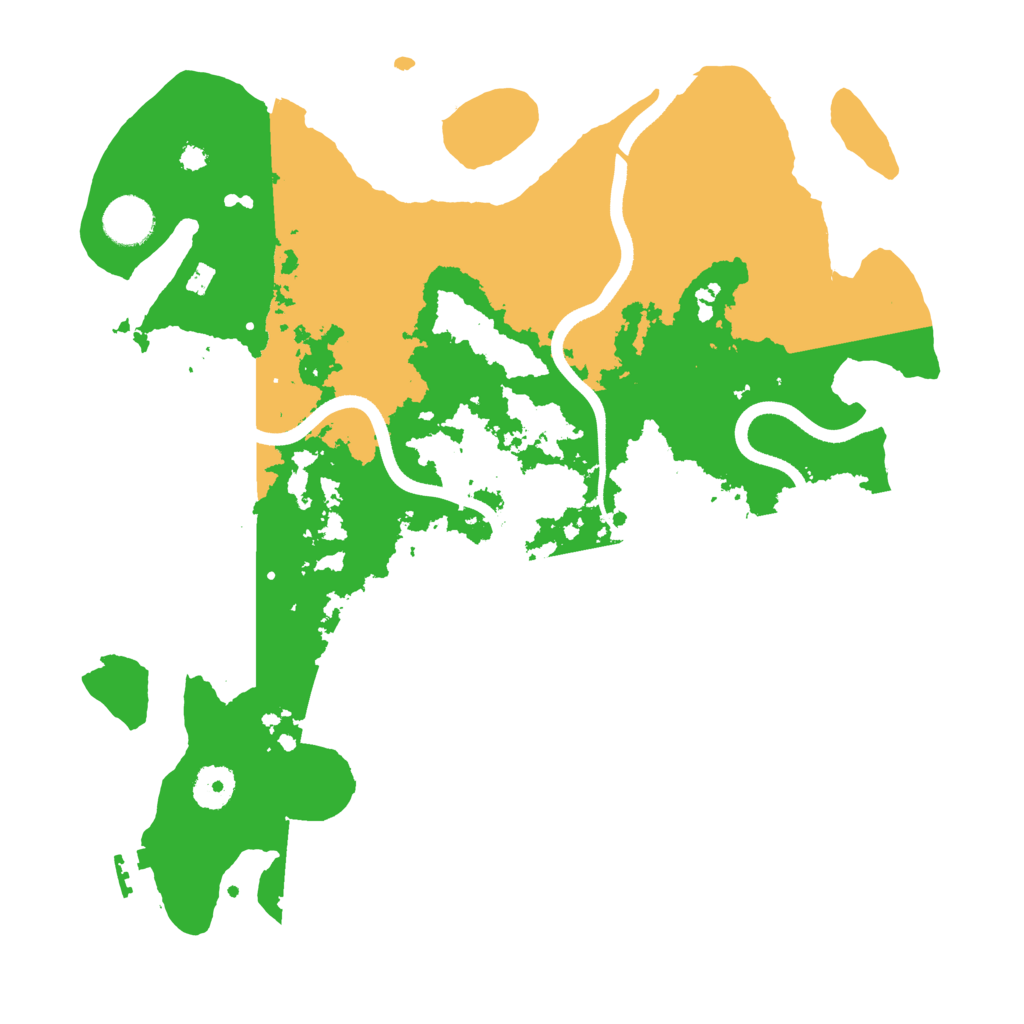 Biome Rust Map: Procedural Map, Size: 3600, Seed: 16312050