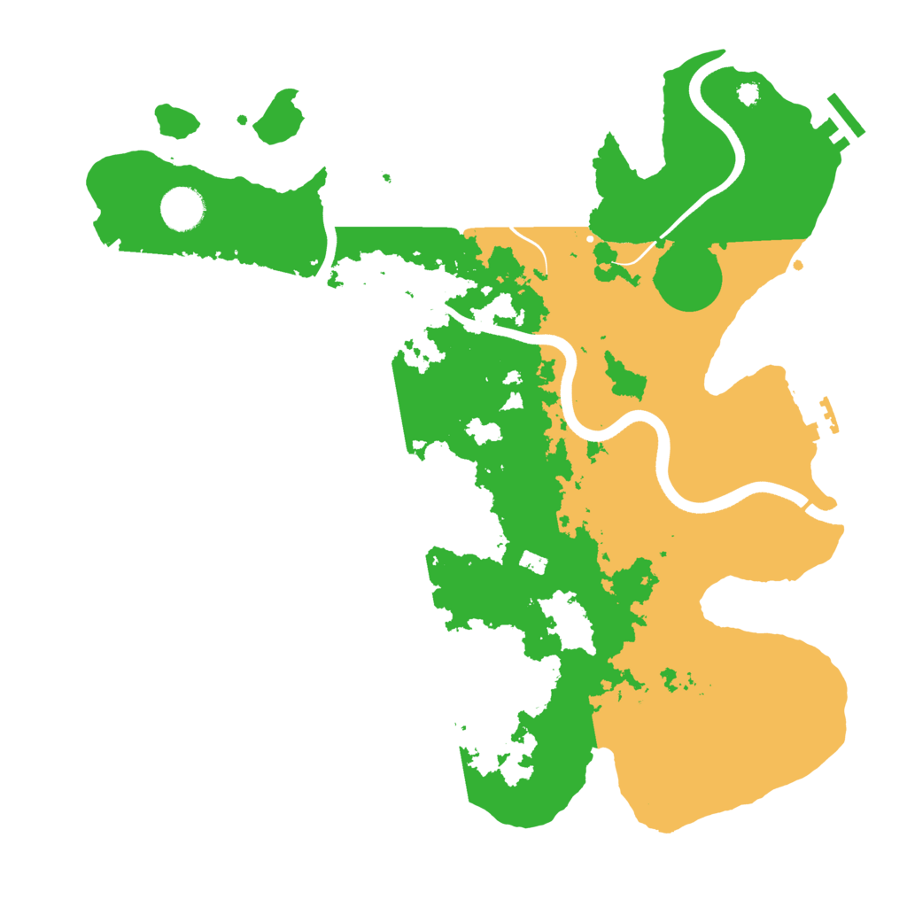 Biome Rust Map: Procedural Map, Size: 3650, Seed: 4674998