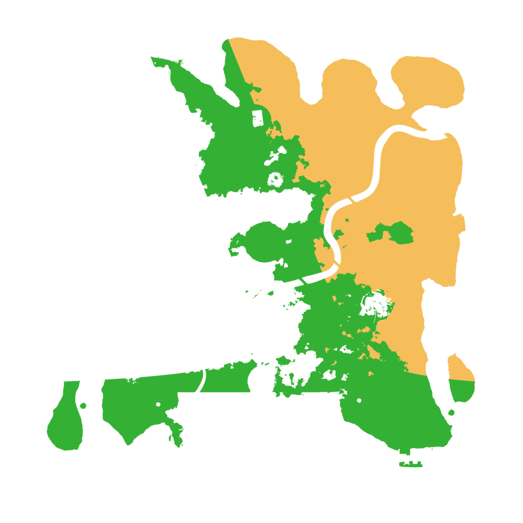 Biome Rust Map: Procedural Map, Size: 3450, Seed: 39948172