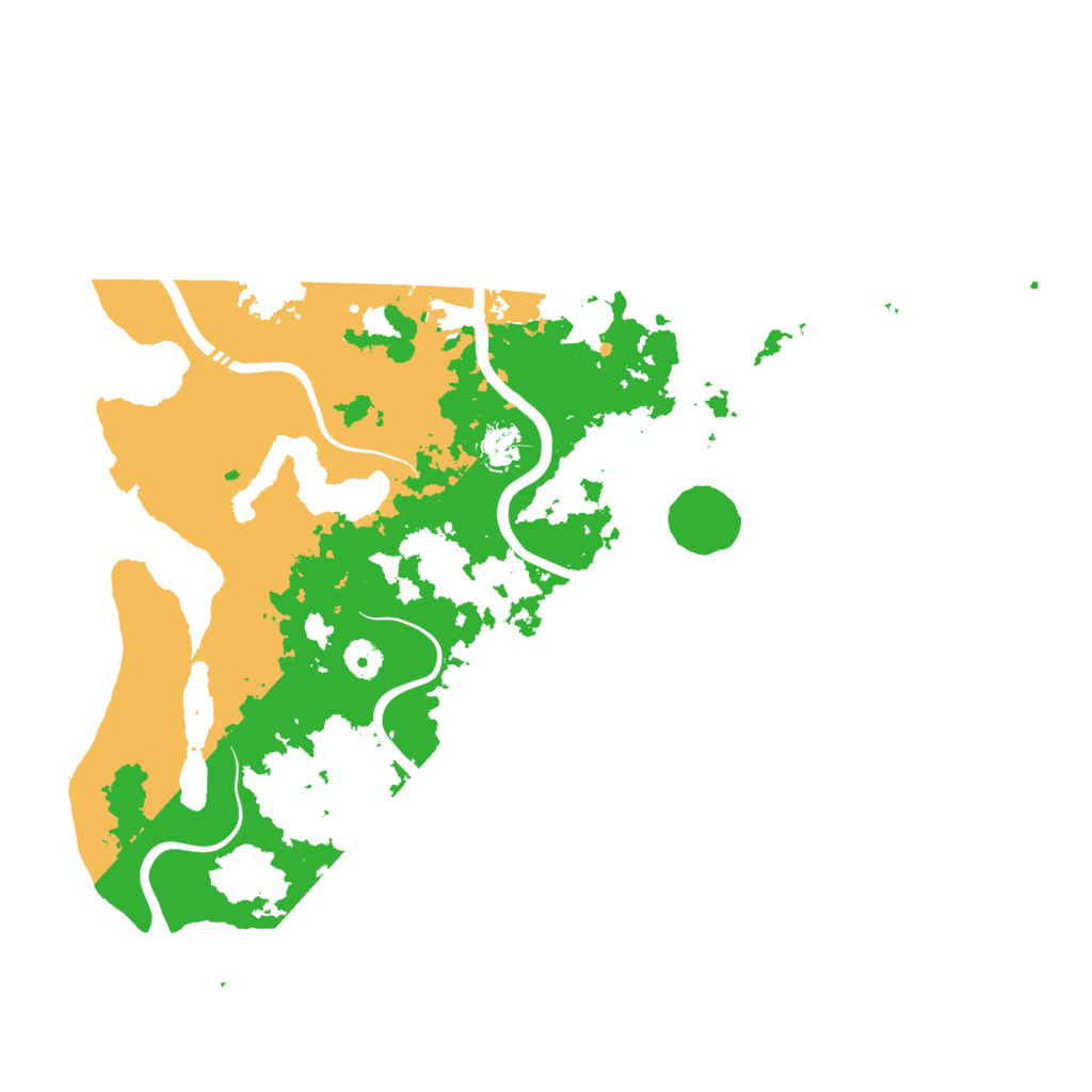 Biome Rust Map: Procedural Map, Size: 4300, Seed: 32440615