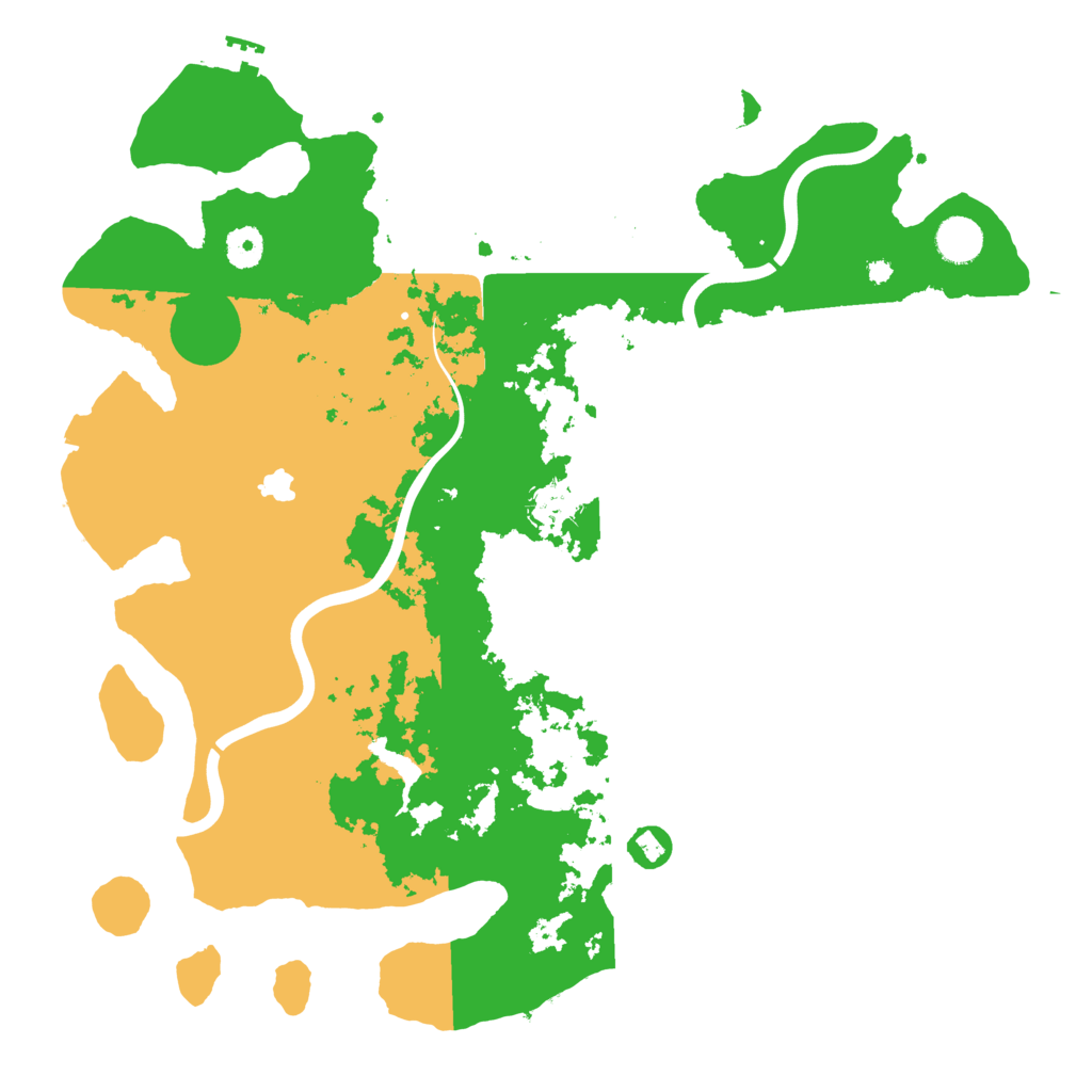 Biome Rust Map: Procedural Map, Size: 4100, Seed: 53580238