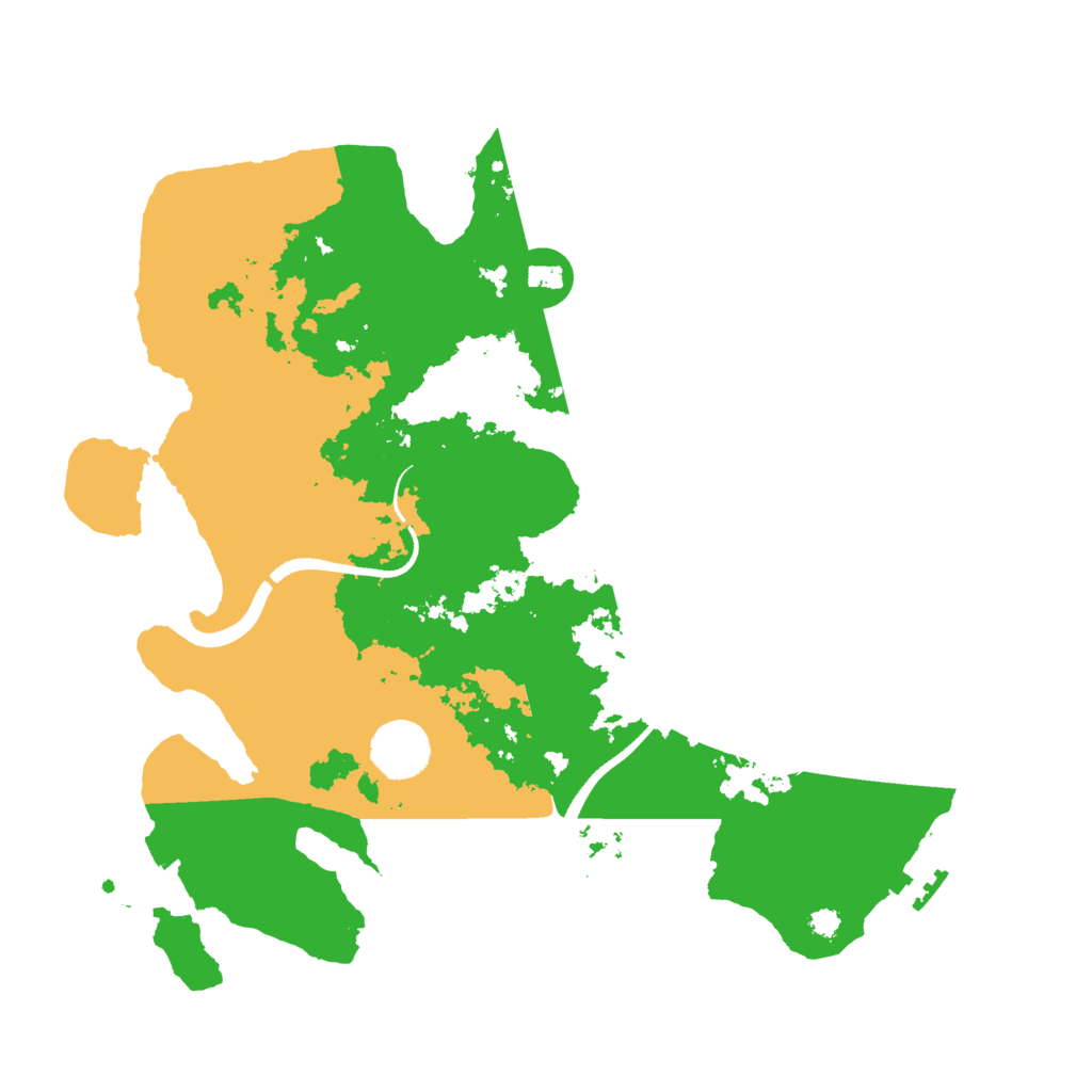 Biome Rust Map: Procedural Map, Size: 3400, Seed: 6375509