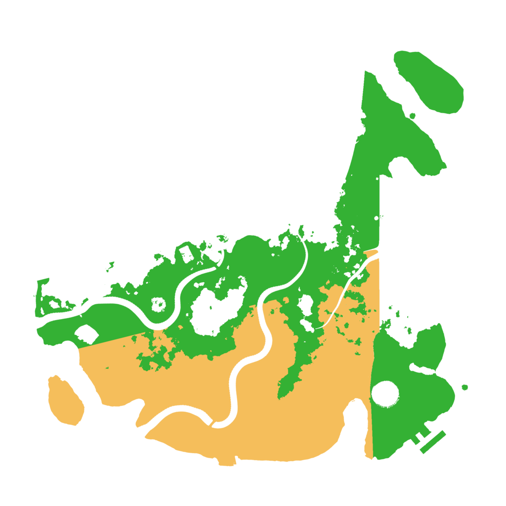 Biome Rust Map: Procedural Map, Size: 3400, Seed: 57326816