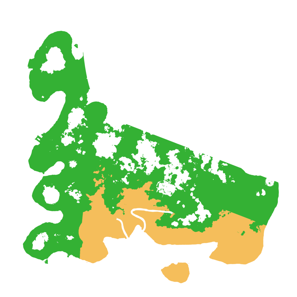 Biome Rust Map: Procedural Map, Size: 3600, Seed: 64904096