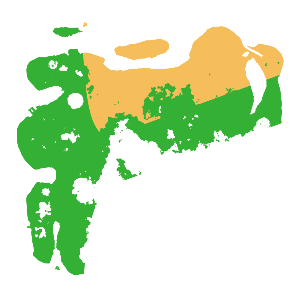 Biome Rust Map: Procedural Map, Size: 3500, Seed: 805347800
