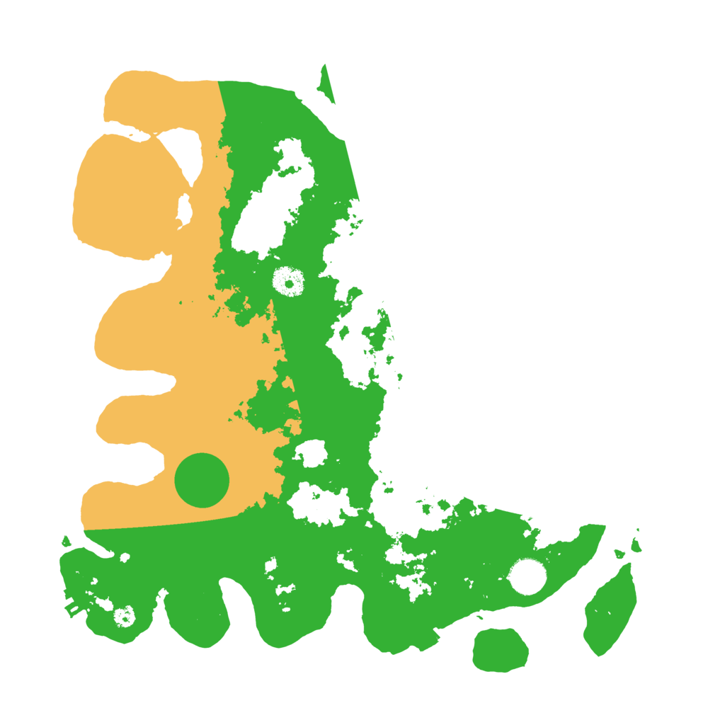 Biome Rust Map: Procedural Map, Size: 3500, Seed: 81024650