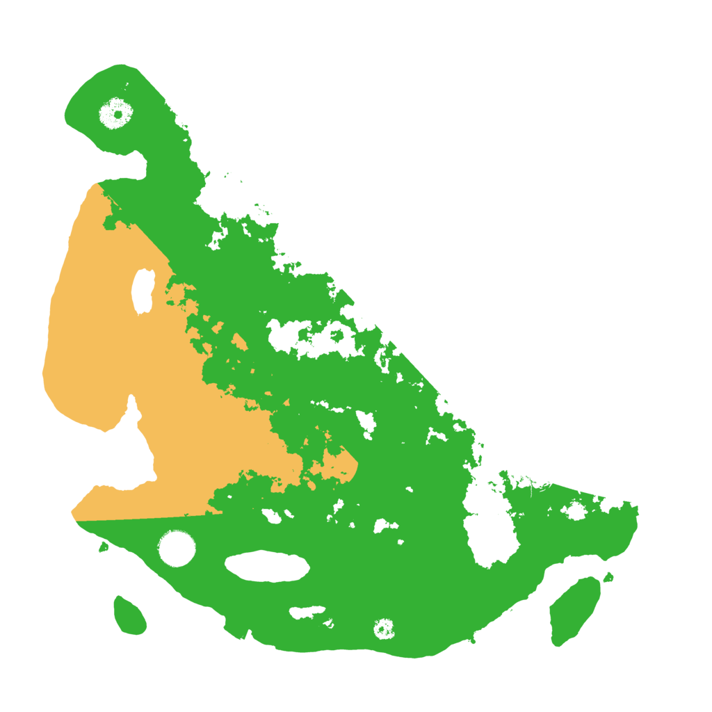 Biome Rust Map: Procedural Map, Size: 3450, Seed: 96215575