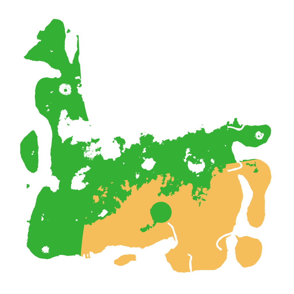 Biome Rust Map: Procedural Map, Size: 3700, Seed: 74551166