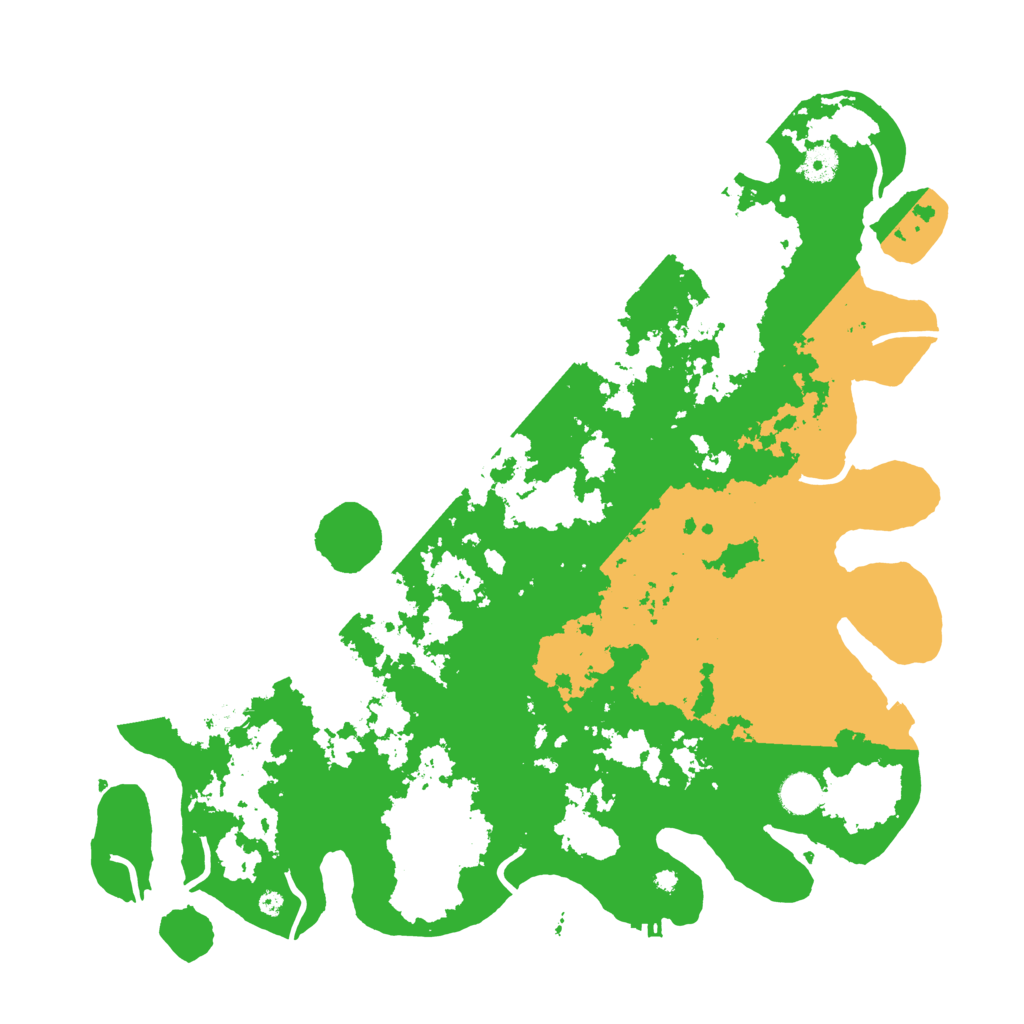 Biome Rust Map: Procedural Map, Size: 4300, Seed: 28235983