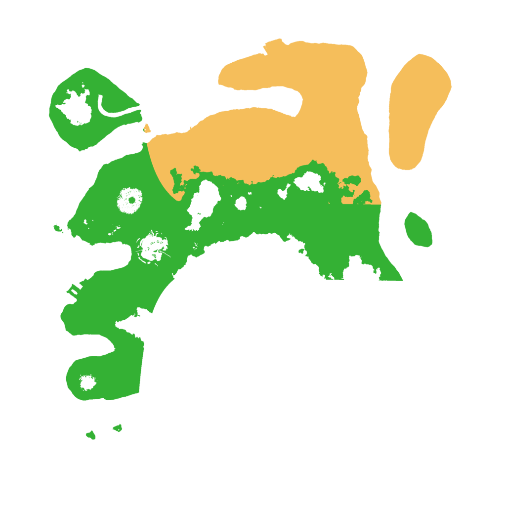 Biome Rust Map: Procedural Map, Size: 3000, Seed: 16585