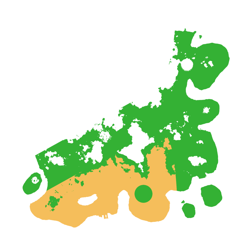 Biome Rust Map: Procedural Map, Size: 3600, Seed: 19179800