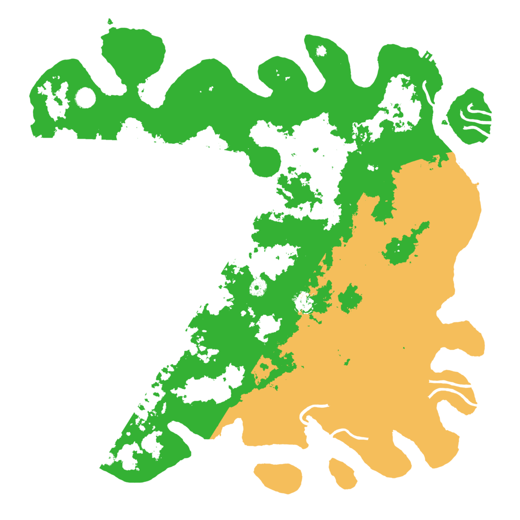 Biome Rust Map: Procedural Map, Size: 4500, Seed: 548