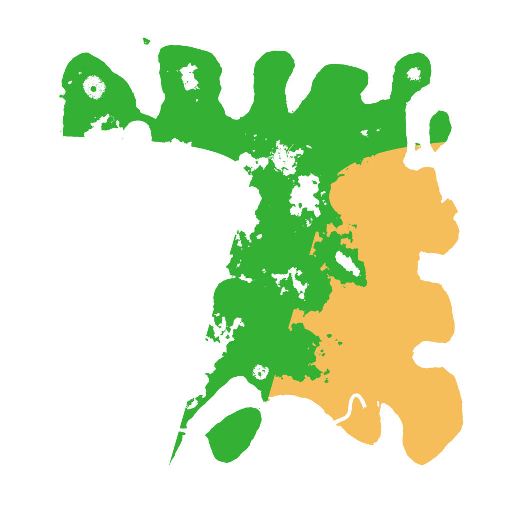 Biome Rust Map: Procedural Map, Size: 3500, Seed: 3833509