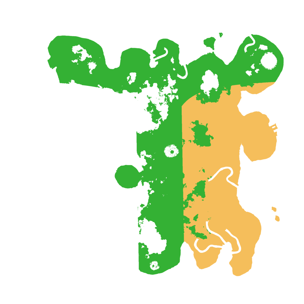 Biome Rust Map: Procedural Map, Size: 3450, Seed: 1287352