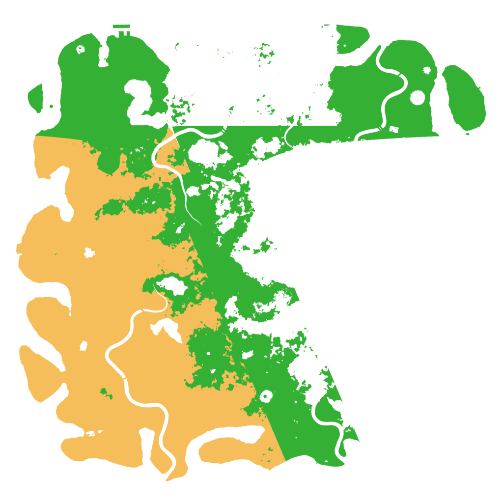 Biome Rust Map: Procedural Map, Size: 6000, Seed: 773357006