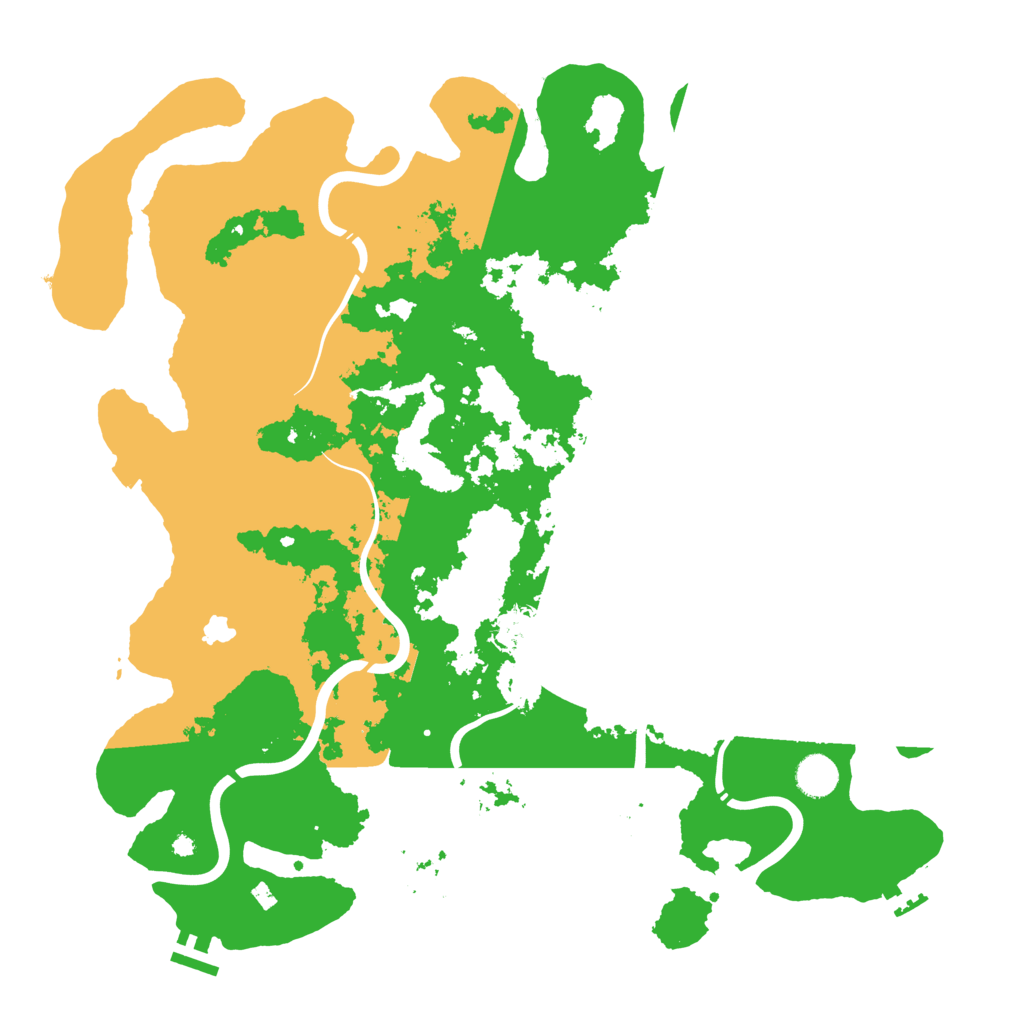 Biome Rust Map: Procedural Map, Size: 4250, Seed: 86517000