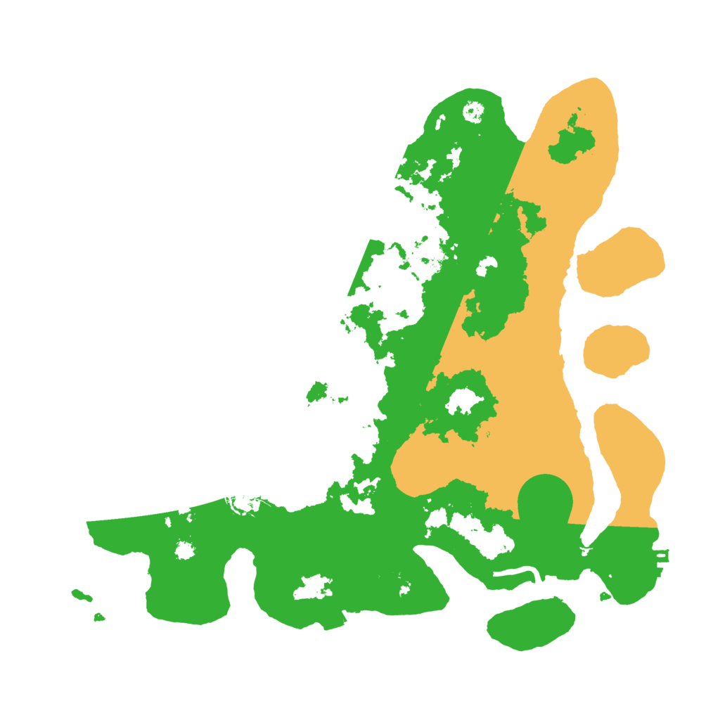 Biome Rust Map: Procedural Map, Size: 3450, Seed: 59476071