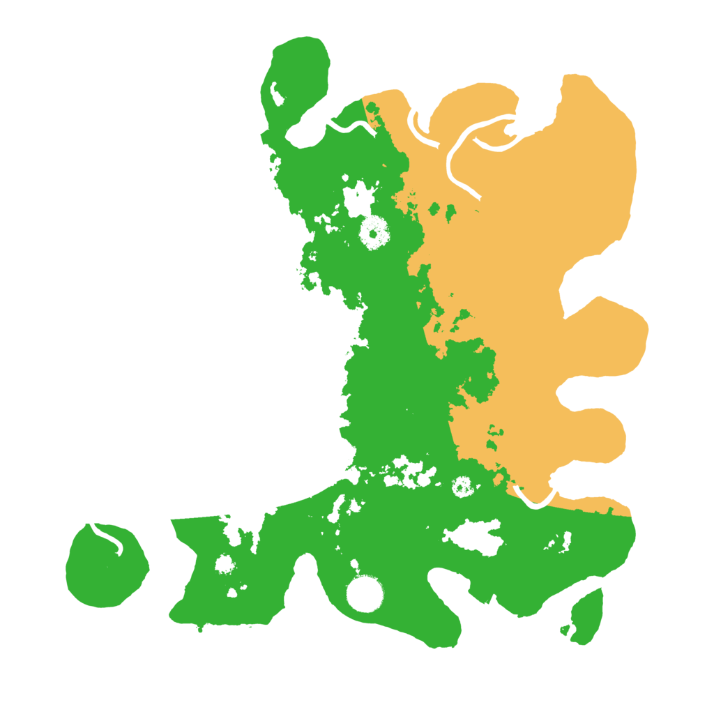 Biome Rust Map: Procedural Map, Size: 3400, Seed: 3765926