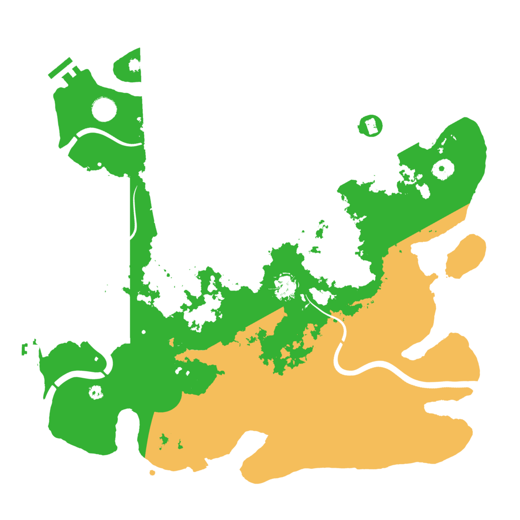 Biome Rust Map: Procedural Map, Size: 3750, Seed: 63045264